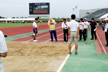 陸上跳躍競技の写真